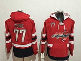 Washington Capitals #77 T.J Oshie Red All Stitched Hoodie Sweatshirt,baseball caps,new era cap wholesale,wholesale hats